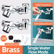 Universal Faucet Aerator 1080° Swivel Bathroom Kitchen Tap Connector Basin Splash Extender Home Sink