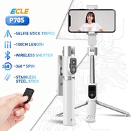 NEW ECLE P70S Selfie Stick Tongsis HP Tripod Free Expansion 100cm Blue