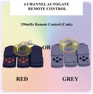 Autogate 4 Channel  Remote Control 330Mhz/433Mhz  DIP Switch Auto Gate Controller (Battery included)