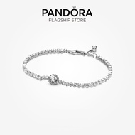 Pandora Sparkling Halo Tennis Bracelet