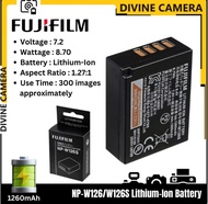 Fujifilm NP-W126S Battery for XA/XE/XPro/XT50/X100VI/XT30 II/XT30/XH1/XPro3/XS10