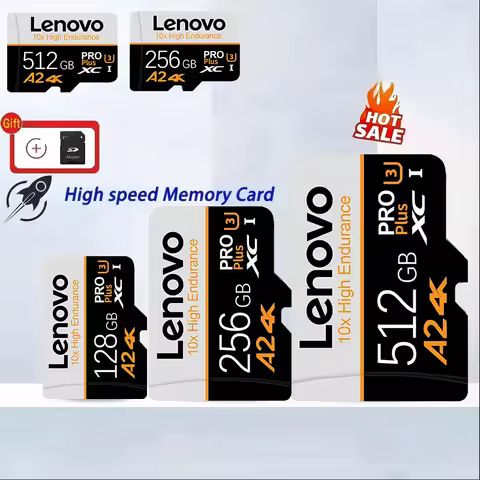 Lenovo Large Capacity SD Memory Card High Speed Micro TF SD Card 512GB 16GB 128GB 128GB A2 U3 V30 SD