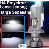 Promo H4 LED Projector Lamp HYPERBOLOID biled car V9 projector mini lens COD