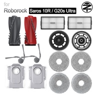 for Roborock Saros 10R / G20s Ultra Accessories: main brush, side brush, mop plate, dust bag,filter