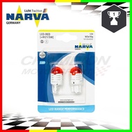 NARVA T20 W21/5W 12V Red LED Signaling Light Bulb 18106