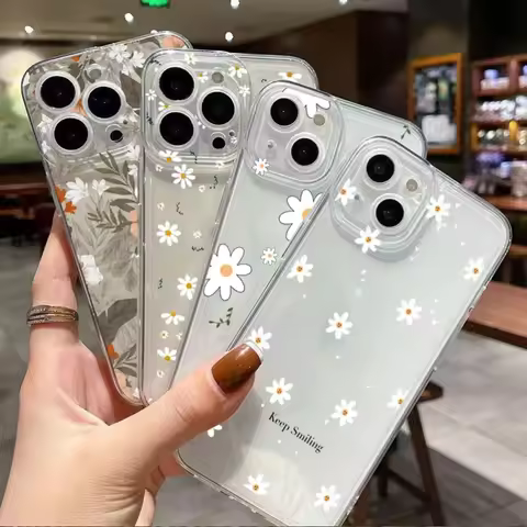 Yellow White Daisy Flowers Phone Case For Huawei Honor 90 Lite X7B X8B X9B X9A X9D X7D X8D X7A X8C P