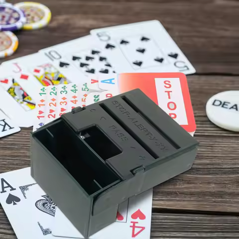 Card Box Compact Pvc Storage Holder For Professional Bridge Game Bidding Stand Playing Card Storage 