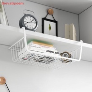 [thevatipoem] 1pc White/ck Hanging Net Basket Iron Material Large Capacity Hanging Under Cabinet Wal
