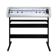 3.0 LCD touch screen เครื่องตัดสติ๊กเกอร์ไดคัท (1.3m) 1.3m Vinyl Cutter Full Auto Contour Cut Functi