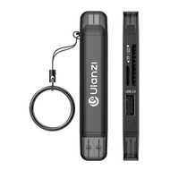 Ulanzi CR1 3in1 USB Card Reader การ์ดรีดเดอร์ ตัวอ่านการ์ด พกพา อัตราถ่ายโอน 5Gbps รองรับ SD/TF/USB