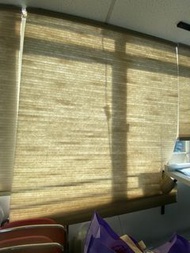 啡色卡其色 遮光摺疊簾 風琴簾