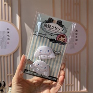 Sanrio Hair Clip Pin My Melody Kuromi CInnamonroll Pompomprin from Japan Cute cartoon accessories เค