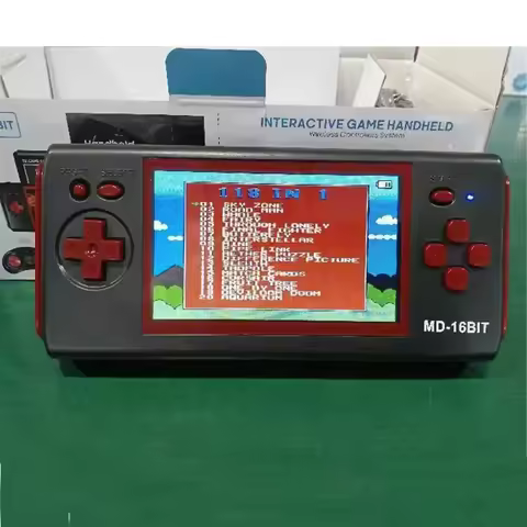 HG-943 4.3'' MD 16BIT HD TV handheld game Retro game console arcade console 2player wireless have118