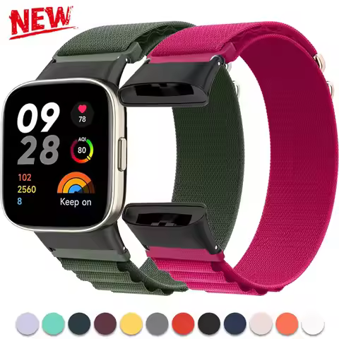 Weaves Nylon Loop Strap For Redmi Watch 3 Smartwatch Accessories Correa For Xiaomi Redmi Watch 3 Wat
