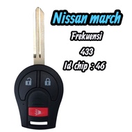 Nissan march frequency 433 id chip 46 remote key