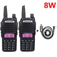 VBNGF 2ชิ้น/ล็อต Baofeng UV 82 100% ของแท้ UV82วิทยุ BF สองทางวิทยุสื่อสาร PTT BAOFENG 8W เครื่องจับ