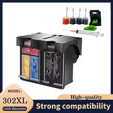 Vilaxh For HP 302 Ink Cartridge For HP 302 XL DeskJet 1110 2130 For HP 302XL Envy 4520 4523 Officeje