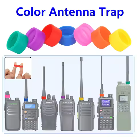 7PCS Walkie Talkie Color antenna Trap For Baofeng UV-5R UV-5RH UV-21 PRO V2 Quansheng UV-K6 UV-K5(8)