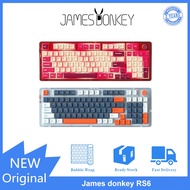 James Donkey RS6 Hot Plug Mechanical Keyboard Wireless Bluetooth wired 2.4G Three-Mode Keyboard