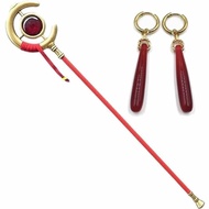 Frieren Prop Anime Frieren Cosplay Wands Weapon Costume PVC Prop Accessories Red