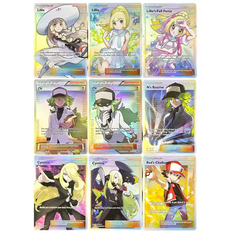 Proxy Pokemon Trainer Card Lillie Full Fore Cynthia N Resolve 230/236 151/156 147/149 105a/124 Engli