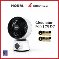SIRIM APPROVED - HOUM C6 / C8 / C8DC AIR CIRCULATION TABLE FAN WITH 13A PLUG TOP