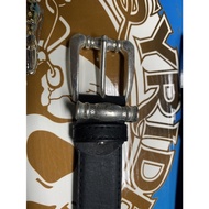 Belt Head Set Cowboy Artificial Leather Chamois Size 1.2 Inch Length 44 Black Sink Dumbbell Brand