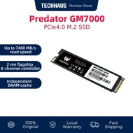 Predator GM7000 M.2 2280 PCIe NVMe Gen4 SSD With Free Heatsink ( 5 Year Warranty )