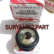 Pully Pulley Alternator Dynamo Ampere 6PK New Alphard Vellfire AGH30 2015 Up Original Original 27415