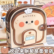 taba squishy squishy Waffle Bakery Pinch Music Cute Quiet Book Decompression Toy Book Handmade DIY H