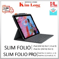 Logitech Slim Folio ipad 7.8.9 / ipad Air 3 / ipad Pro 11inch / ipad 12.9inch keyboard case