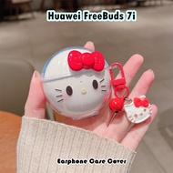 【Hot sale】For Huawei FreeBuds 7i Case Casing Soft Silicone Cute Cartoon Pattern Earphone Case Cover