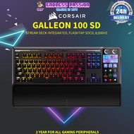 Corsair GALLEON 100 SD Stream Deck-Integrated Mechanical Keyboard - CORSAIR MLX Pulse - Black