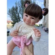 Boneka Bayi Perempuan Reborn 55CM Full Body Dengan Bahan Silikon 