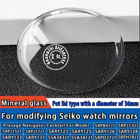 Pot Shape lenses 36mm Dial For Seiko Presage SRPB41J1 SRPJ13J1 SRPJ15J1 SRPJ17J1 Watch mirror Round 