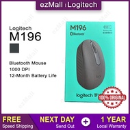 Logitech M196 Wireless Bluetooth Mouse 1000 DPI Optical Tracking 12-Month Battery Life