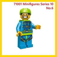LEGO Lego 71001 Minifigures Series 10 No.6  人仔 全新 (已開袋確認), 包底板，全配件 人仔系列  飛行員