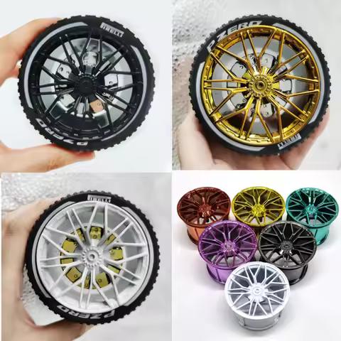 Plating Wheel Hub 68577 81.6×44mm Compatible Lego CADA MOC 23799 1:8 42083 42115 Building Technology