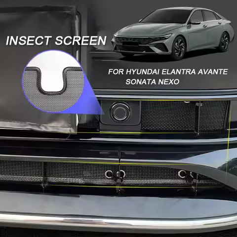 For Hyundai Elantra Avante CN7 N-LINE NEXO FE SONATA DN8 N-LINE4PCS Car Insect-proof Air Inlet Prote