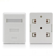 Fast ship❤️CAT6 CAT5E UTP For SURFACE Mount Box with Gold Plated For RJ45 Jack T568B Wiring