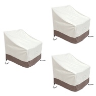 HAPPY TIME-3 Pack Patio Adirondack Chair Cover 31x33x36 Inch Heavy Duty Outdoor Patio Chair Cover 42
