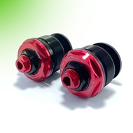 น็อตหัวโช้ค แต่ง M37 สำหรับ HONDA CB650F CBR650F CB500R CB500F CBR500R CB500X วัสดุอลูมิเนียม (1คู่)