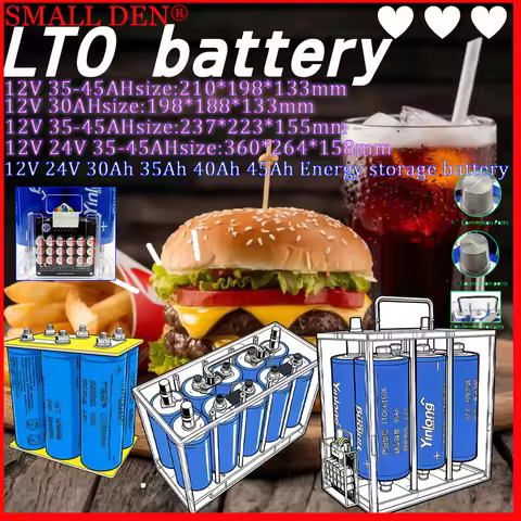 12V 24V 30AH 35Ah 40Ah 45Ah LTo batteries - Brand new original batteries for electric vehicles, camp