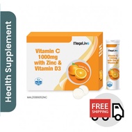 MegaLive Vitamin C 1000mg Effervescent Tablet (4X10'S)