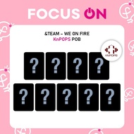 &TEAM POB KnPOPS WE ON FIRE PHOTOCARD
