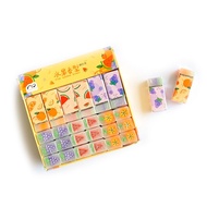 Lốc 36 viên gôm tẩy bút chì trái cây dễ thương