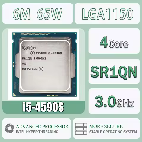Intel Core I5-4590S 3.0 GHz Quad-Core 6M 65W I5 4590S Computer CPU Processor Server LGA 1150