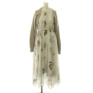 SNIDEL Bolero Jacket satin flour motif Direct from Japan Secondhand