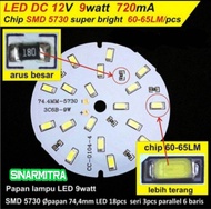 PCB LED DC 12V SMD 5730 9W Aluminium