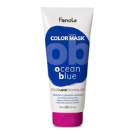Mặt nạ Hấp tóc dưỡng bổ sung hạt màu Xanh nước biển FANOLA Color Mask Ocean Blue 200ml